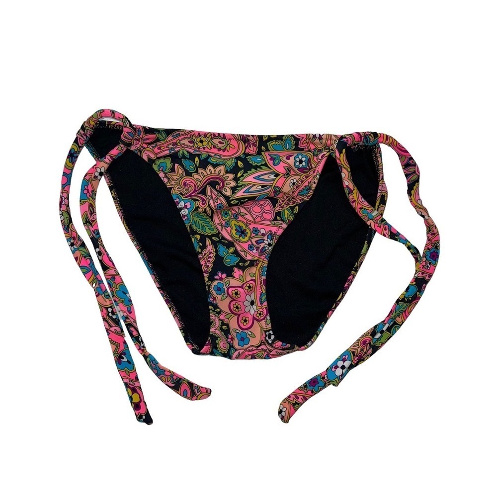 4/$40 Victoria's Secret Multi Color Paisley Bikini Swimsuit Bottom